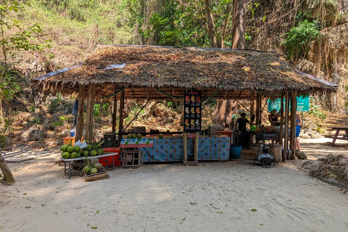 Stand de nourriture sur Koh Lao Lading