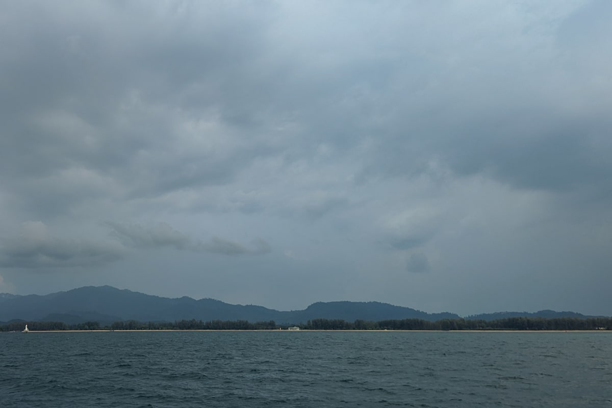 ciel nuageux à Phuket