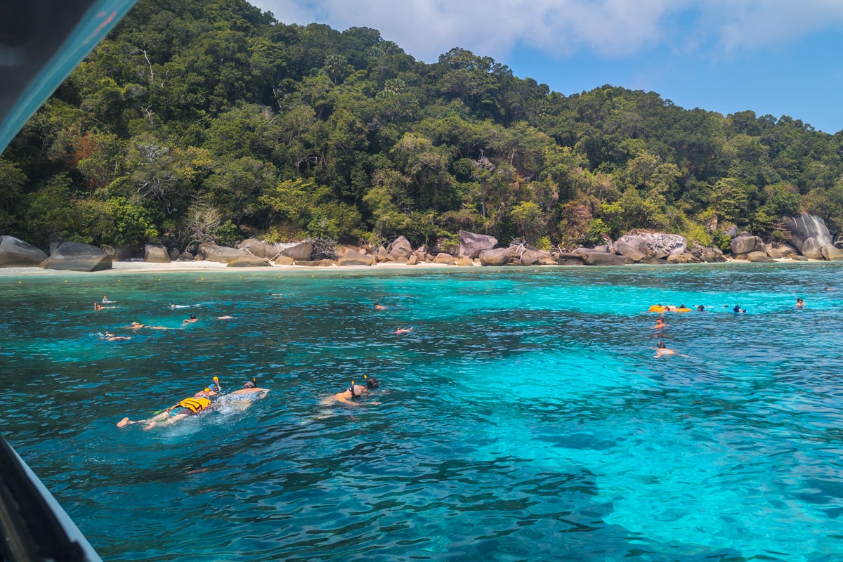activité snorkeling aux îles similan