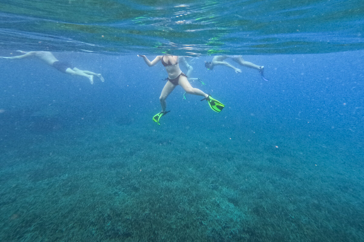 Nages en snorkeling pendant l'excursion aux Similan