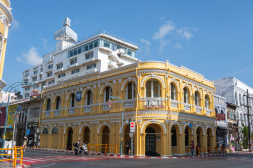bâtiment dans la ville de phuket town