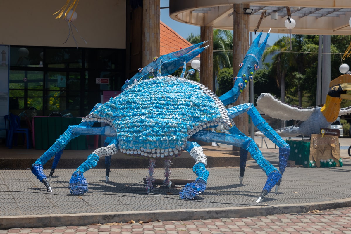 Statue de crabe à Lanta Old Town